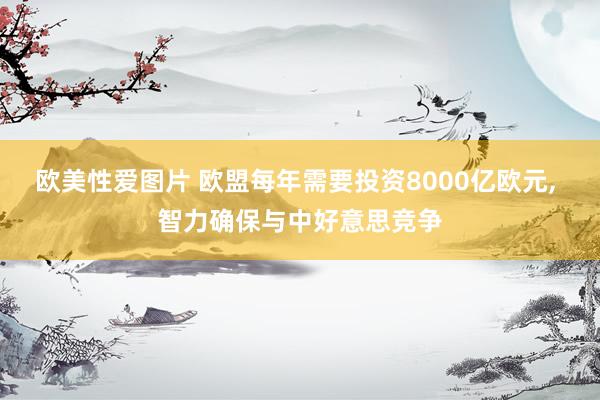 欧美性爱图片 欧盟每年需要投资8000亿欧元， 智力确保与中好意思竞争