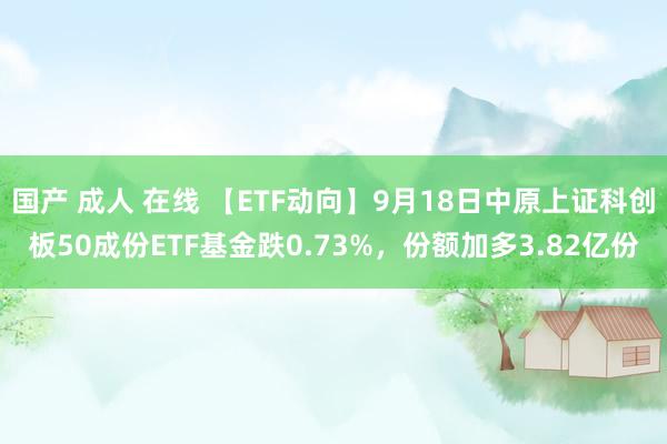 国产 成人 在线 【ETF动向】9月18日中原上证科创板50成份ETF基金跌0.73%，份额加多3.82亿份