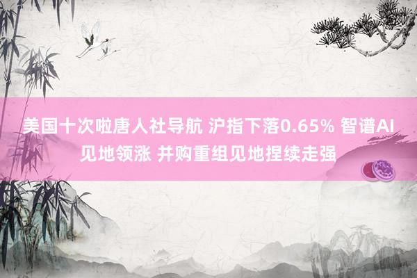 美国十次啦唐人社导航 沪指下落0.65% 智谱AI见地领涨 并购重组见地捏续走强