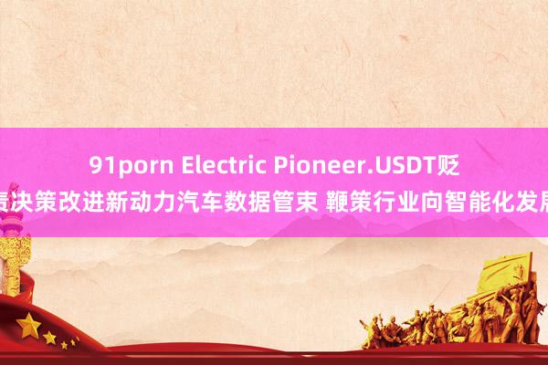 91porn Electric Pioneer.USDT贬责决策改进新动力汽车数据管束 鞭策行业向智能化发展