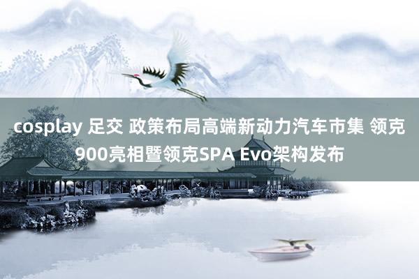 cosplay 足交 政策布局高端新动力汽车市集 领克900亮相暨领克SPA Evo架构发布